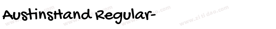 AustinsHand Regular字体转换